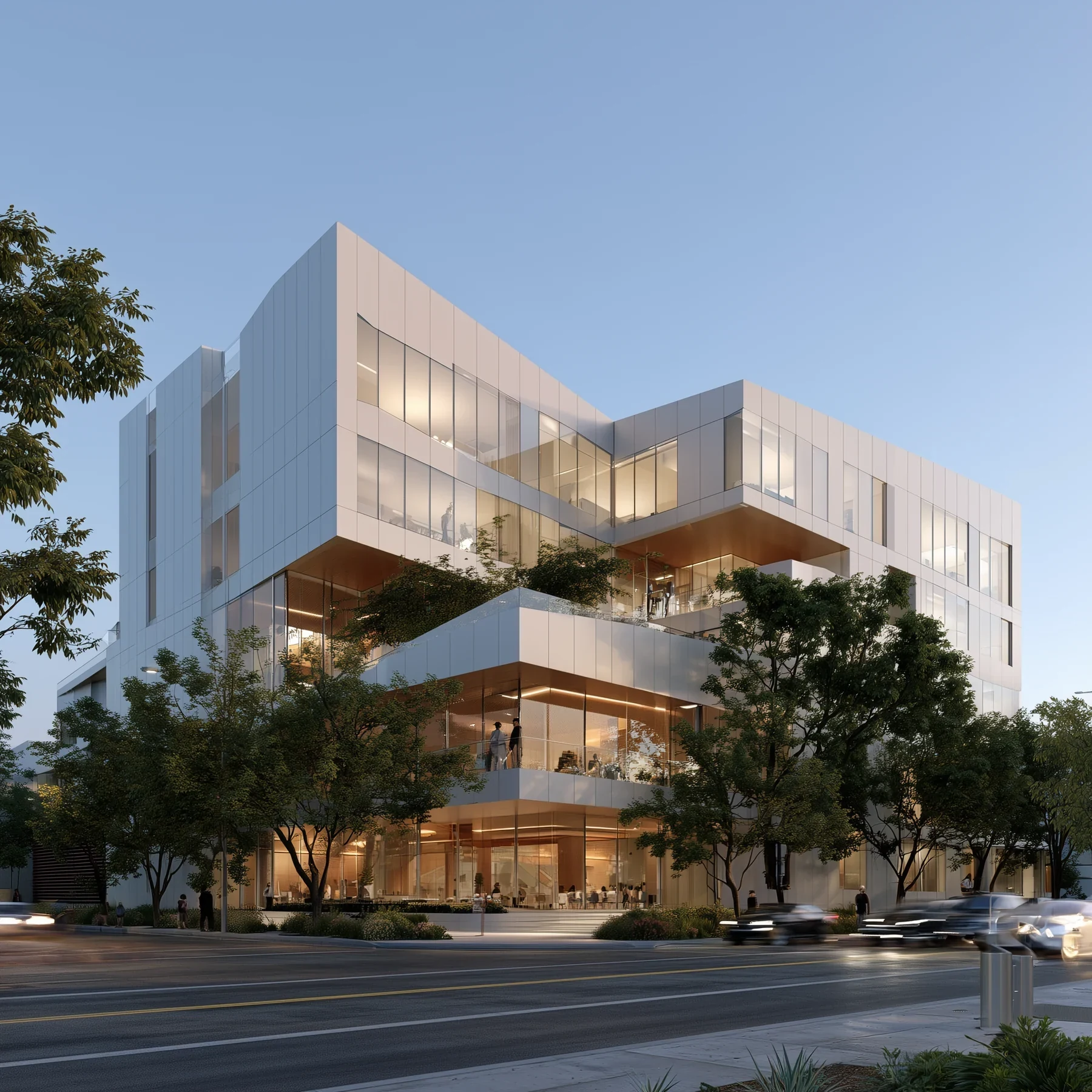 Los Angeles Apartment Cantilevered T