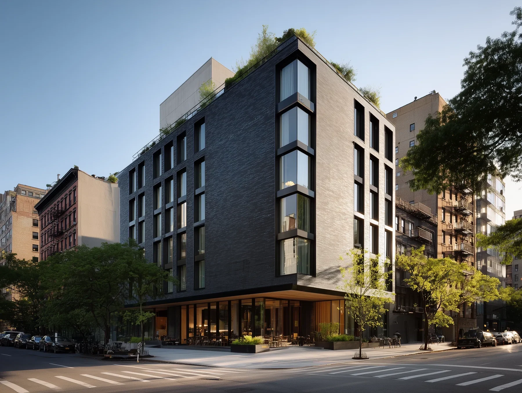 New York Projecting Corner Bays
